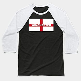 Winchester City in English Flag Baseball T-Shirt